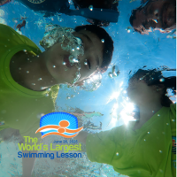 World Largest Swimming Lesson